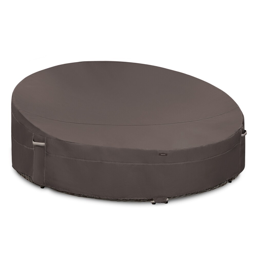 Classic Accessories Ravenna Water Resistant Round Outdoor Daybed Cover  90 in. DIA x 33 in. H