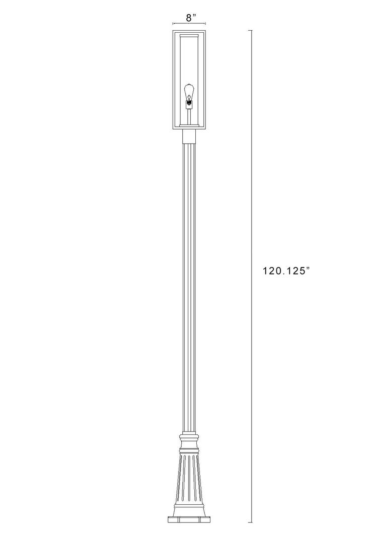 Z-Lite 584PHBR519PBK