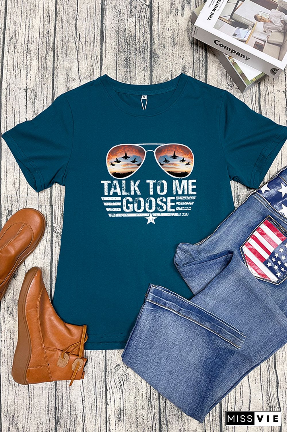 Talk To Me Goose Graphic T-Shirt Wholesale