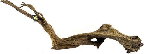 Galapagos Sinkable Driftwood Terrarium and Aquarium Accessory， Natural