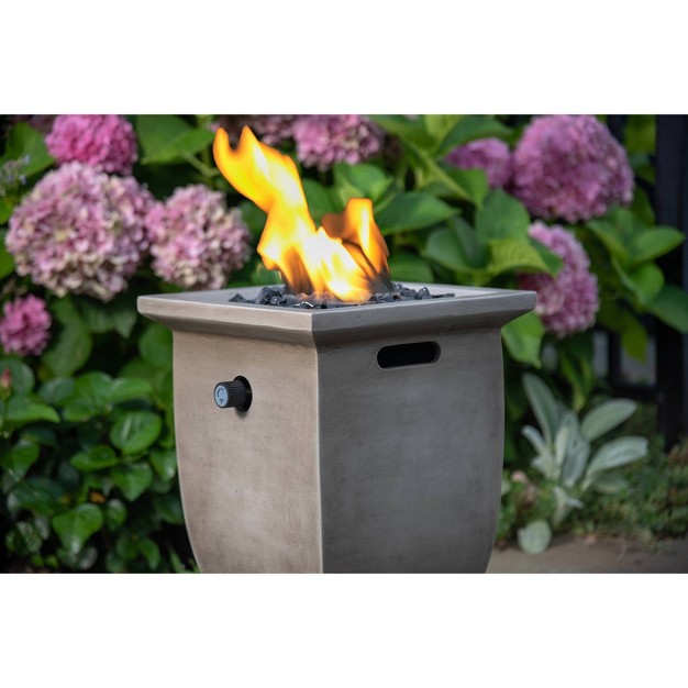 Lp Gas Outdoor Fire Pit Gray