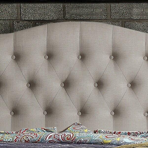 Basia Adjustable Upholstered Panel Headboard - - 29381596