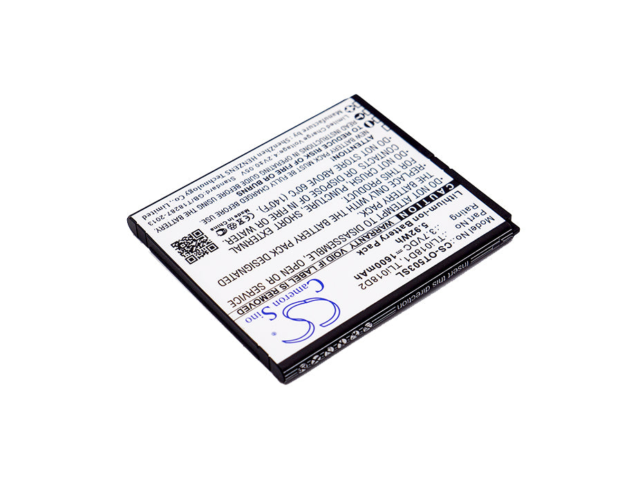 Alcatel One Touch Link Y858 Black Hotspot 1600mAh Replacement Battery BatteryClerkcom Hotspot