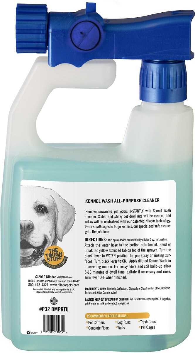 Tough Stuff Kennel Wash Citrus Scent All-Purpose Dog and Cat Cleaner Concentrate