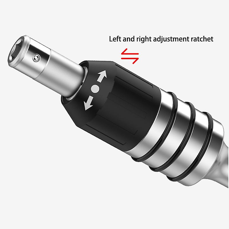 2 In 1 Ratchet Screwdriver 6.35mm To 4mm Hex Shank Screw Driver Adjustment Screwdriver Holder Tool