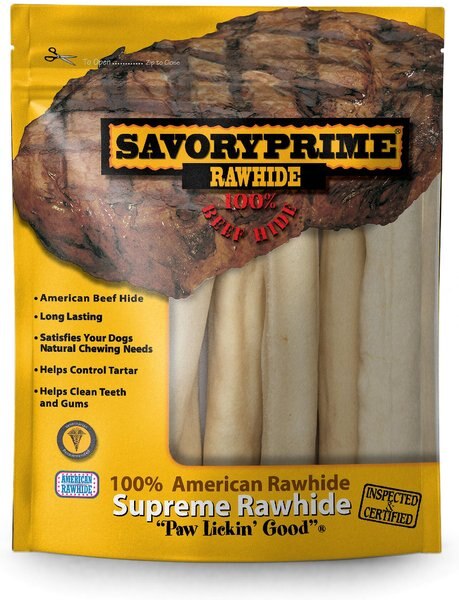 Savory Prime Supreme Rawhide Retriever Rolls 10\