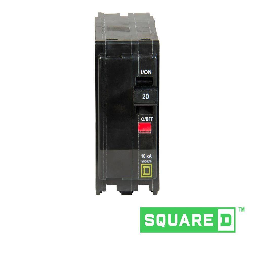 Square D QO 20 Amp 2-Pole Circuit Breaker(QO220CP) QO220CP