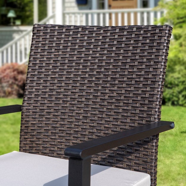 2pk Outdoor Wicker Arm Chairs Captiva Designs