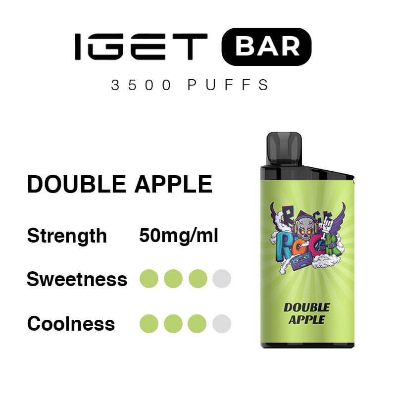 Double Apple – IGET Bar 3500 Puffs