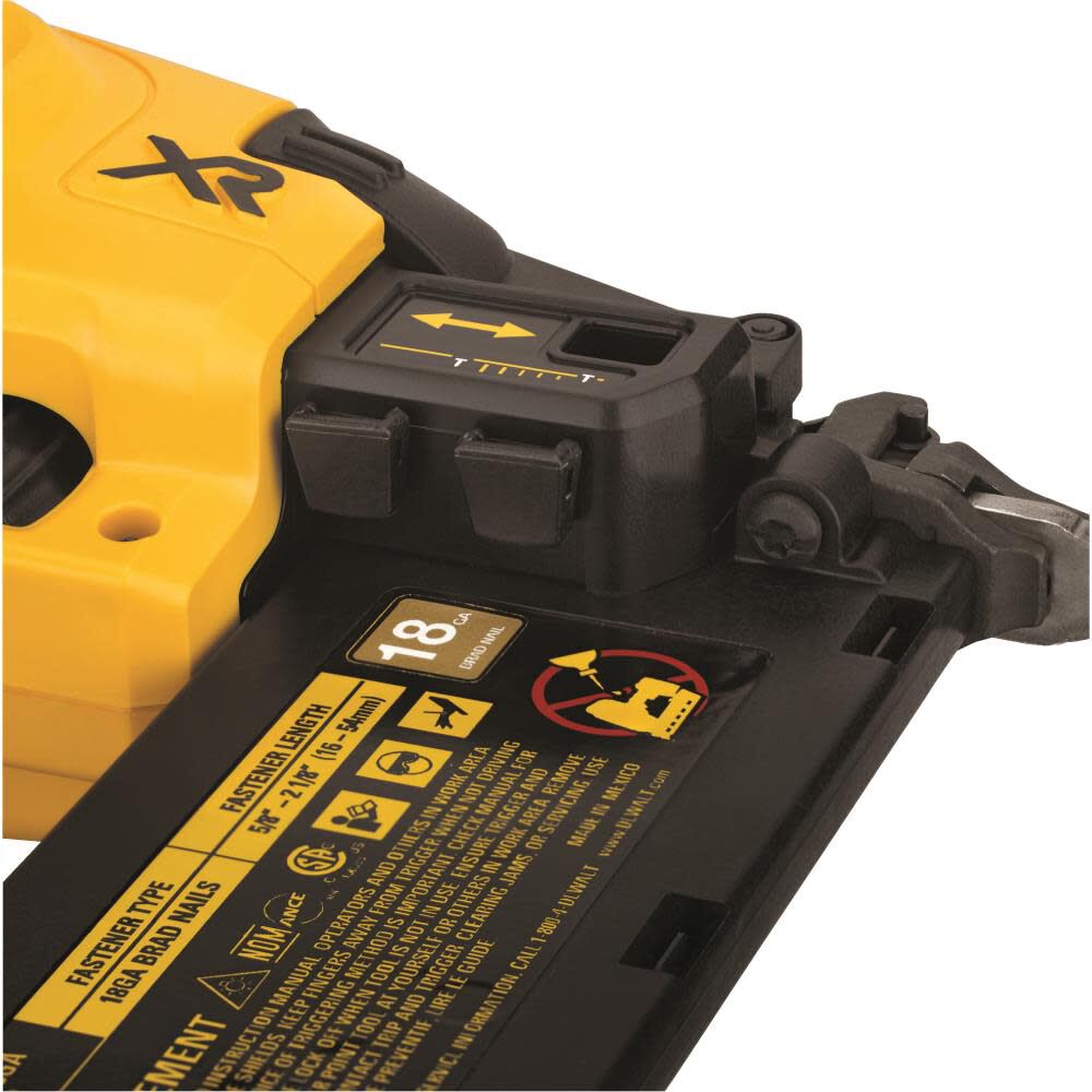 DEWALT 20 V MAX* XR 18 Gauge Brad Nailer Kit DCN680D1 from DEWALT