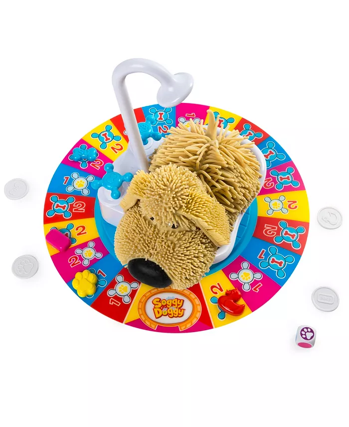 Spin Master Toys and Games Soggy Doggy  the Showering Shaking Wet Dog Award-Winning Kids Board Game