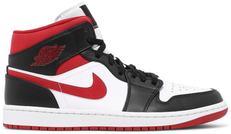 Air Jordan 1 Mid 'Black Gym Red' 554724-122