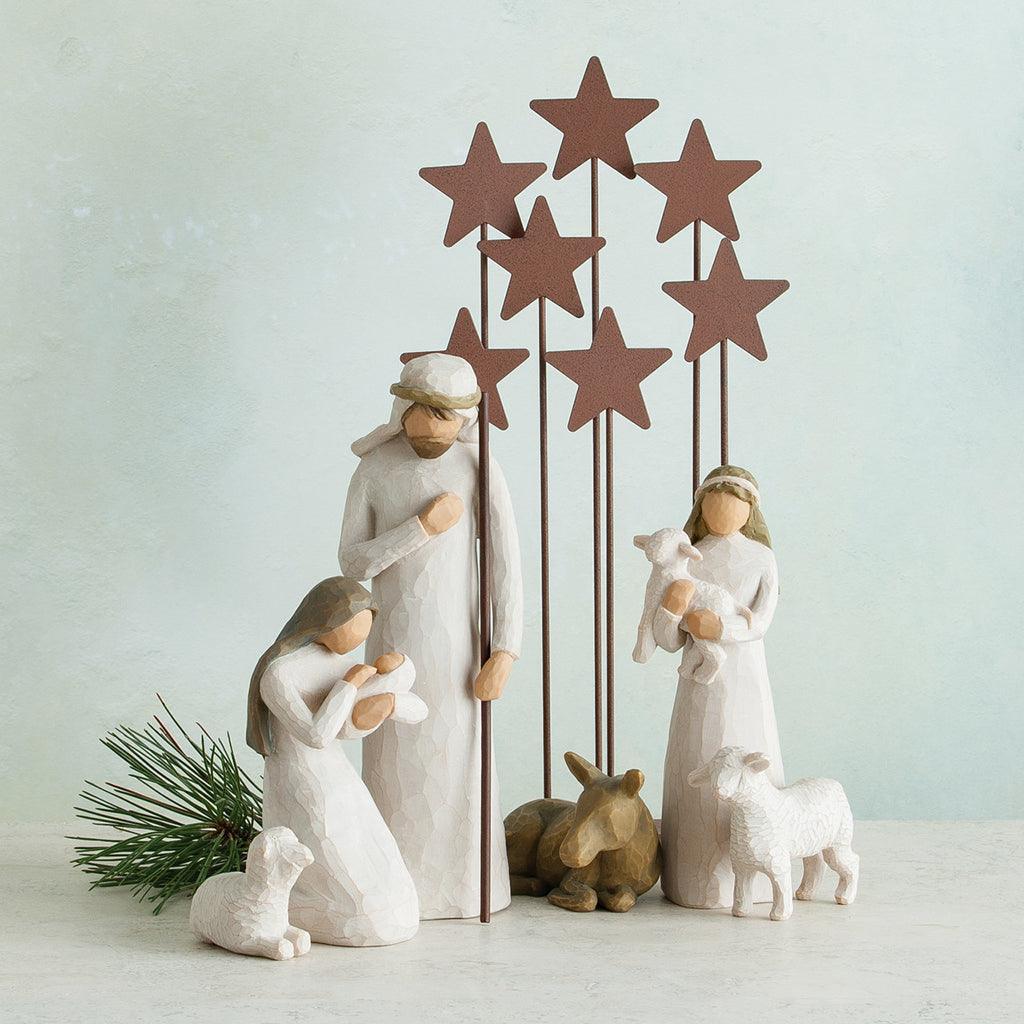 Willow Tree  Metal Star Backdrop Figurine