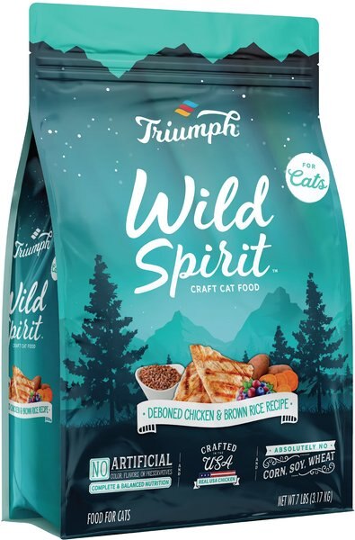 Triumph Wild Spirit Deboned Chicken and Brown Rice Recipe Dry Cat Food