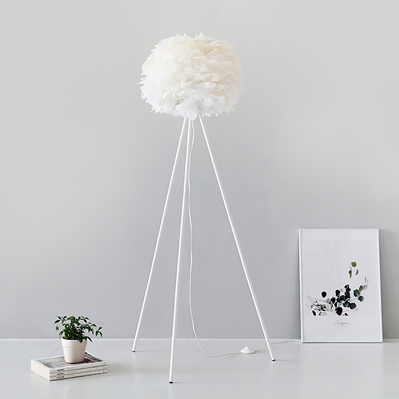 Eos Feather Floor Lamp