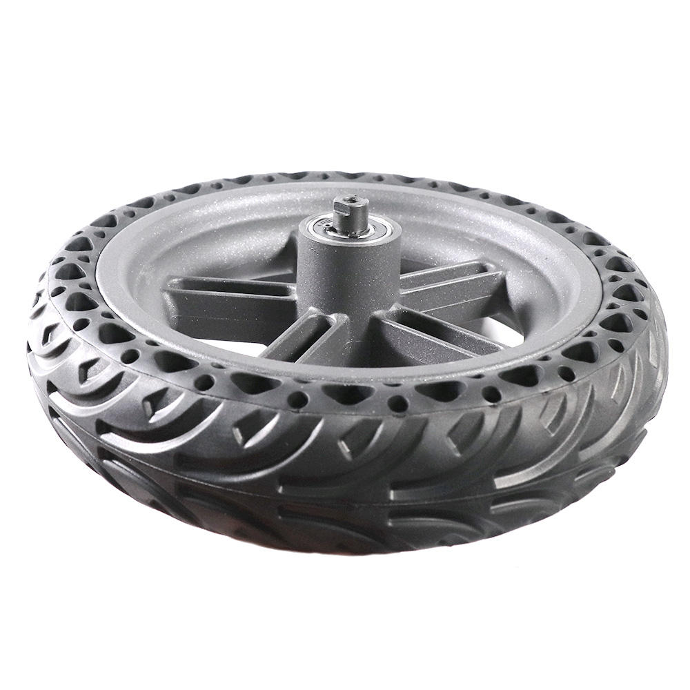 New Image Explosion Proof Electric Scooter Wheel Solid Tire Hub Set Replacement For Xiaomi Mi M365 Electric Scooter