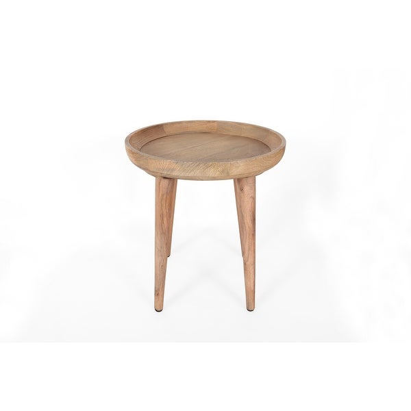 Nyore Tray Round End Table - 19.29