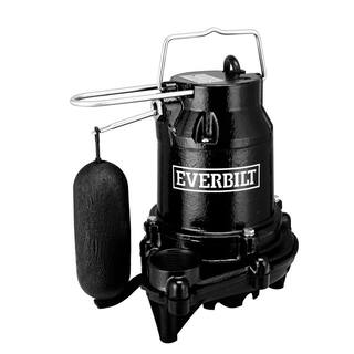 Everbilt 13 HP Cast Iron Sump Pump HDS30