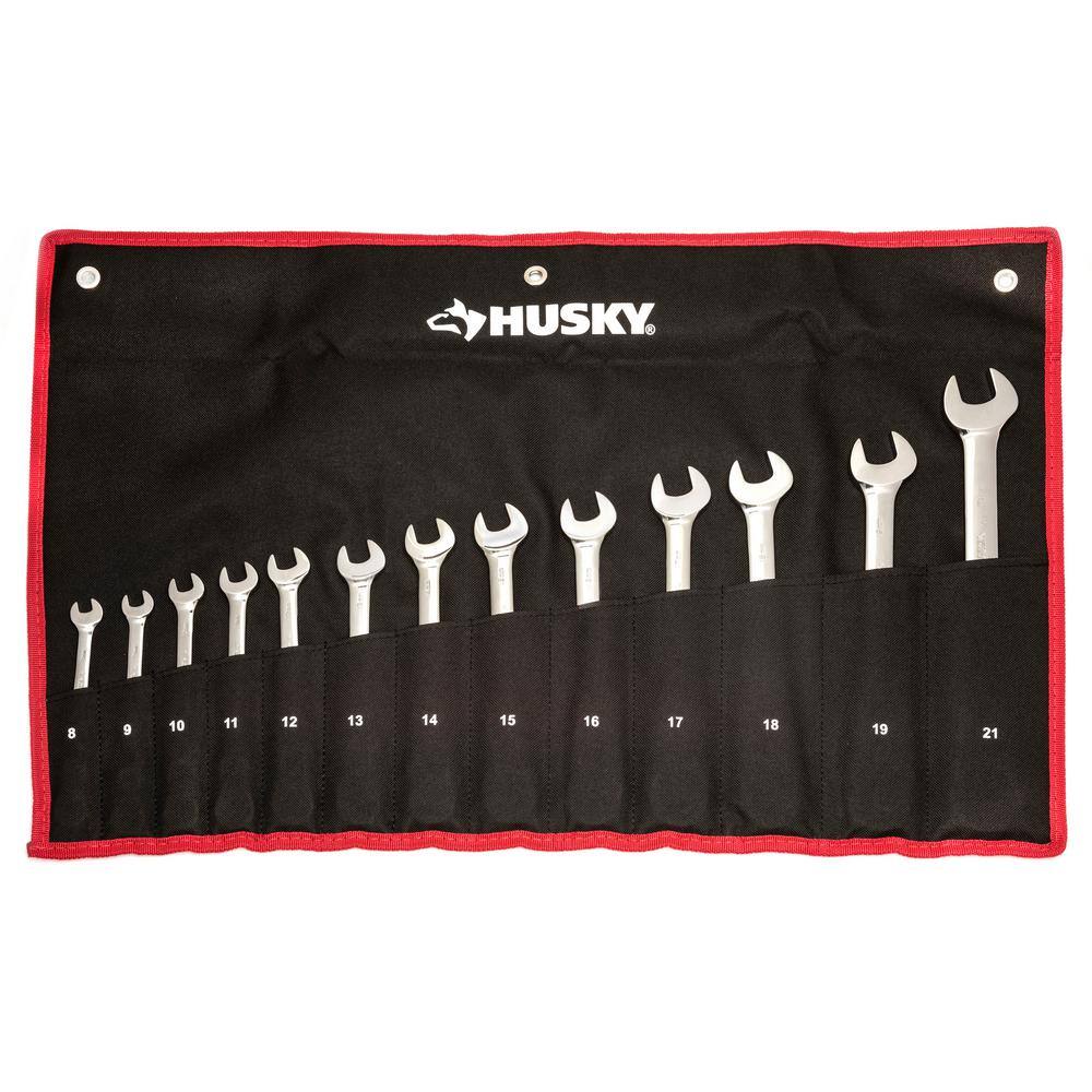 Husky Master Metric Flex Head Ratcheting Wrench Set (13-Piece) HFRW13PCMM