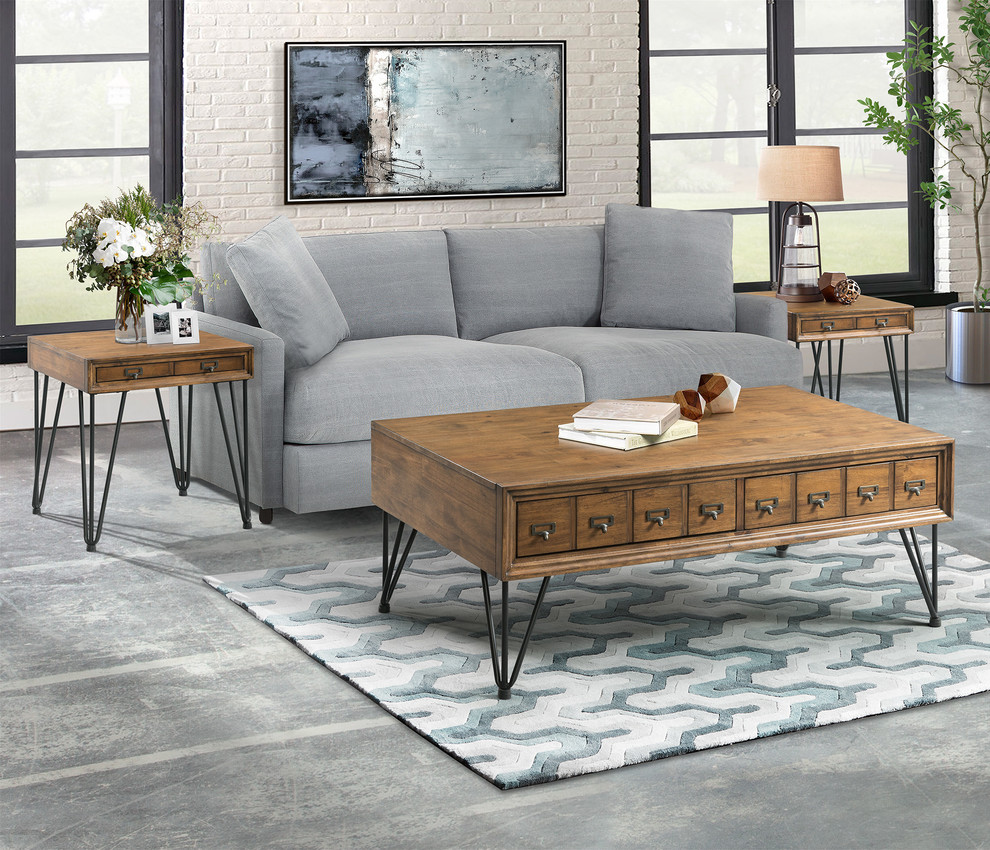 Picket House Furnishings Tanner End Table   Industrial   Side Tables And End Tables   by Picket House  Houzz