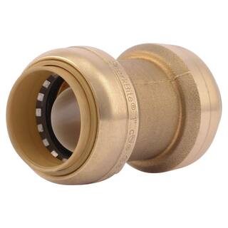 SharkBite 1 in. Push-to-Connect Brass Coupling Fitting U020LFA