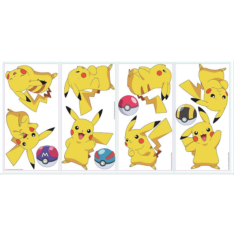 Pokemon Pikachu Wall Decals by RoomMates