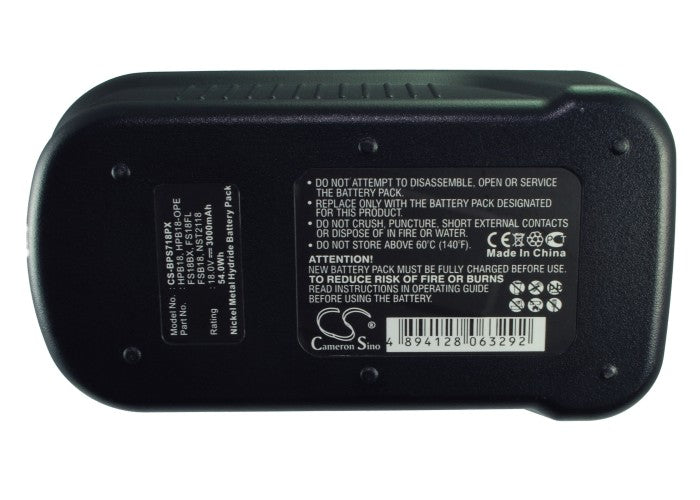 Black amp Decker BD18PSK BDGL1800 BDGL18K2 3000mAh Replacement Battery BatteryClerkcom Power Tool