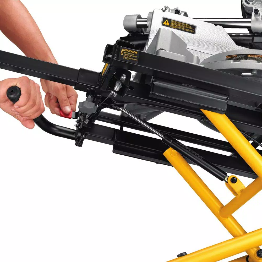 DEWALT 32-1/2 in. x 60 in. Rolling Miter Saw Stand with 300 lbs. Capacity and#8211; XDC Depot