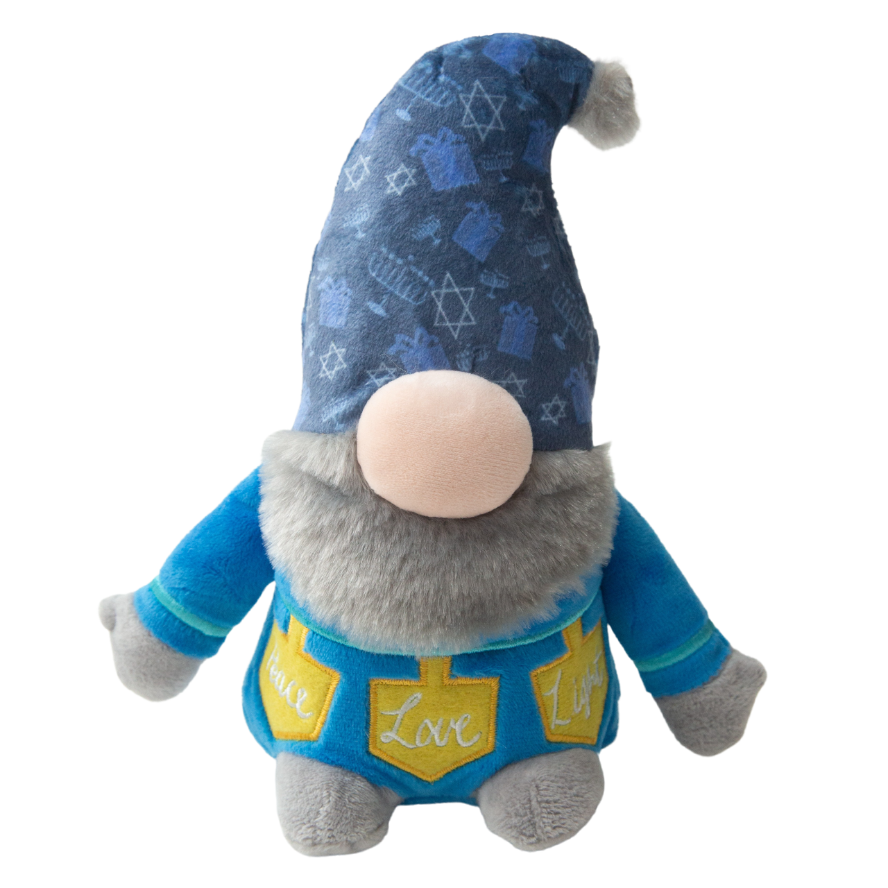 Snugarooz Hanukkah Gnome Plush Dog Toy 10