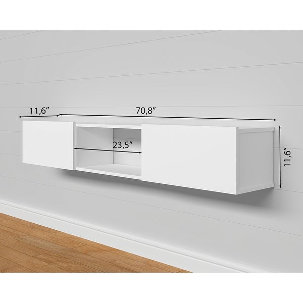 Hilly Wall - Mounted Modern Floating 71