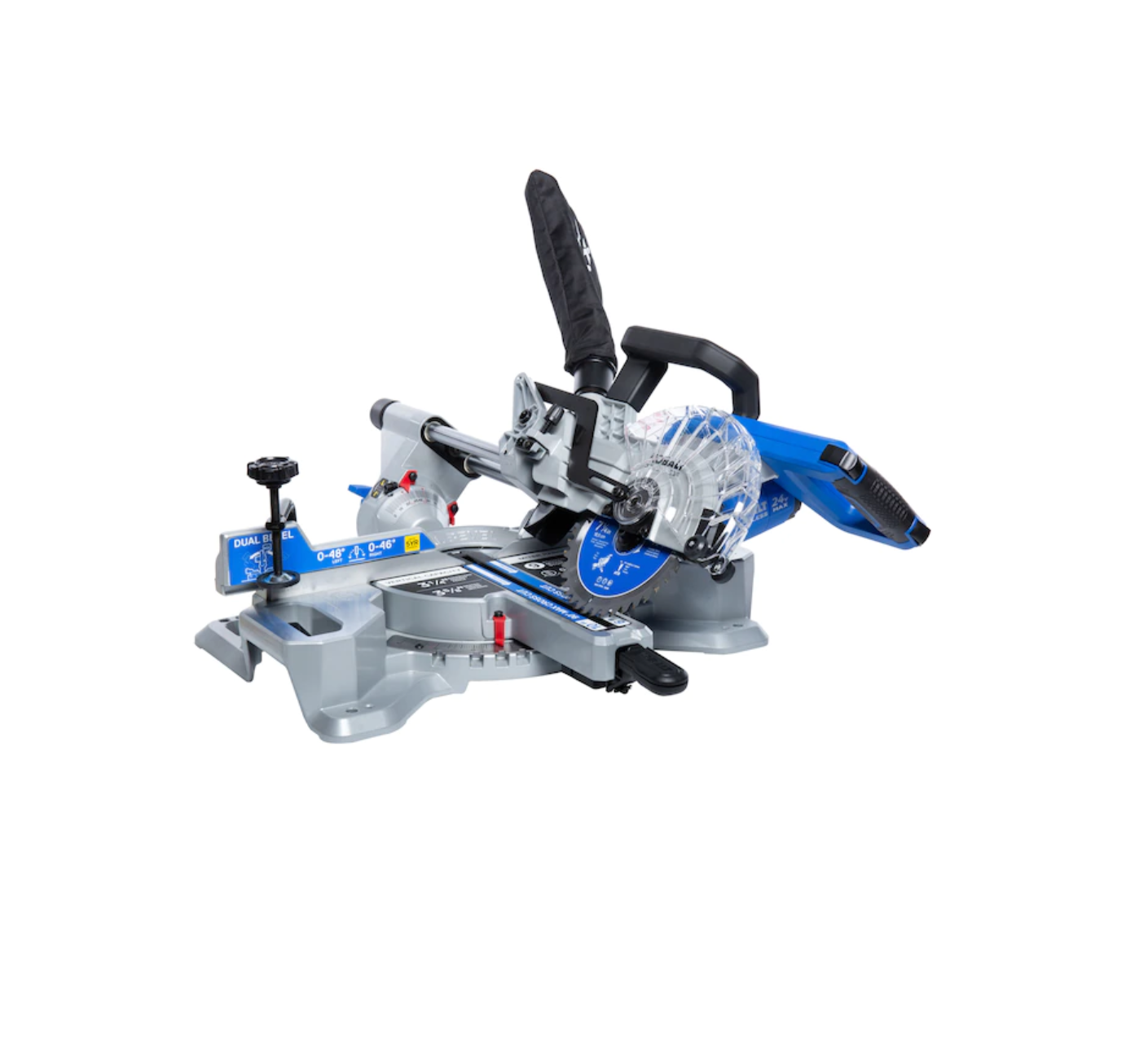 Kobalt KMS 0724B-03 7-1/4-in-Amp 24-volt Max Dual Bevel Sliding Compound Cordless Miter Saw