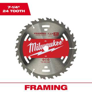 MW 7-14 in. 24 TPI Tungsten Carbide Wood Cutting Framer Circular Saw Blade (25-Pack) 48-40-1711