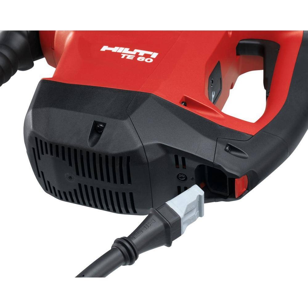 Hilti 120-Volt Corded TE 60 AVR SDS Max Combination Hammer Drill Kit with Cord TE-YX 78 in Bit and TE-YP Pointed Chisel 3564151