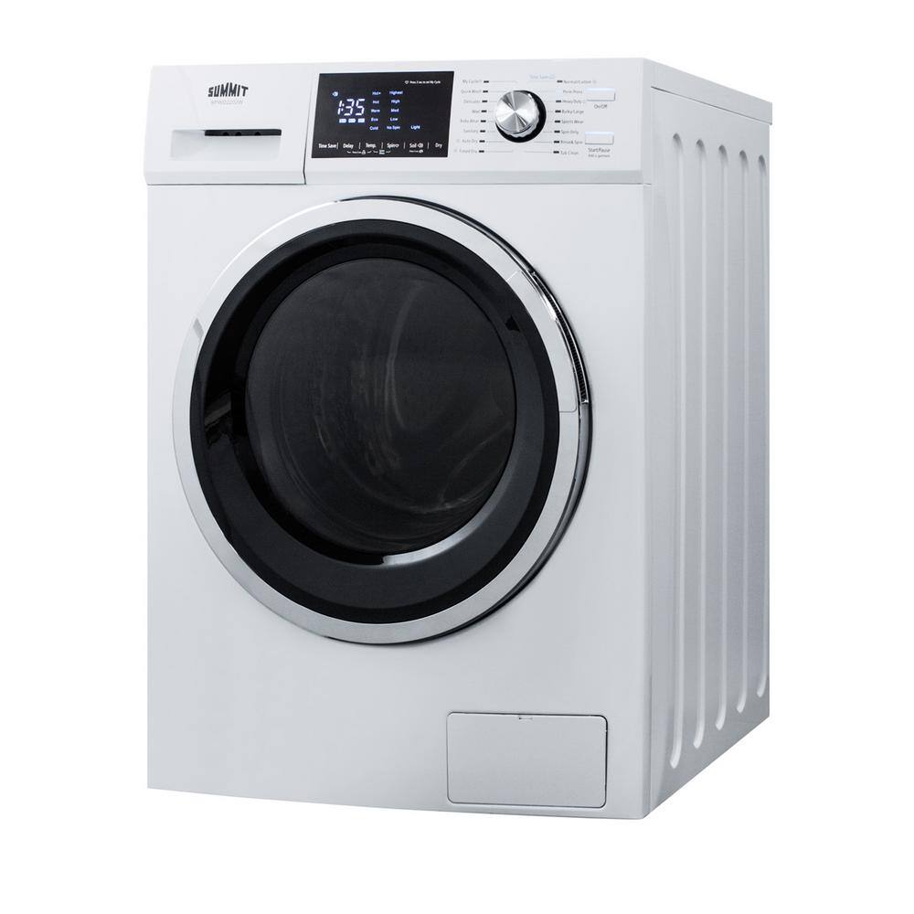 Summit Appliance 2.7 cu. ft. White All-in-One Ventless Electric Washer Dryer Combo SPWD2202WE