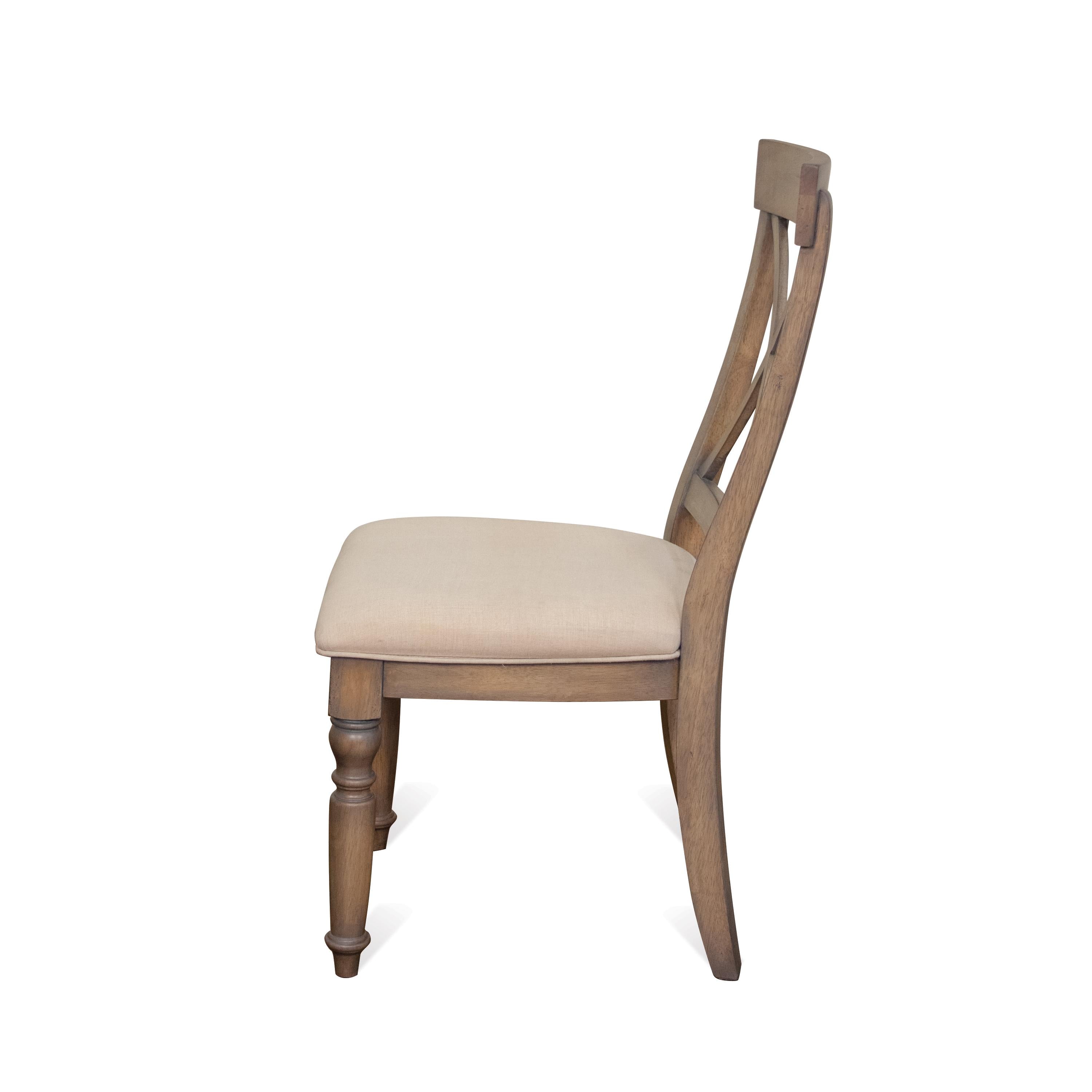 Sarasota X-Back Upholstered Side Chair