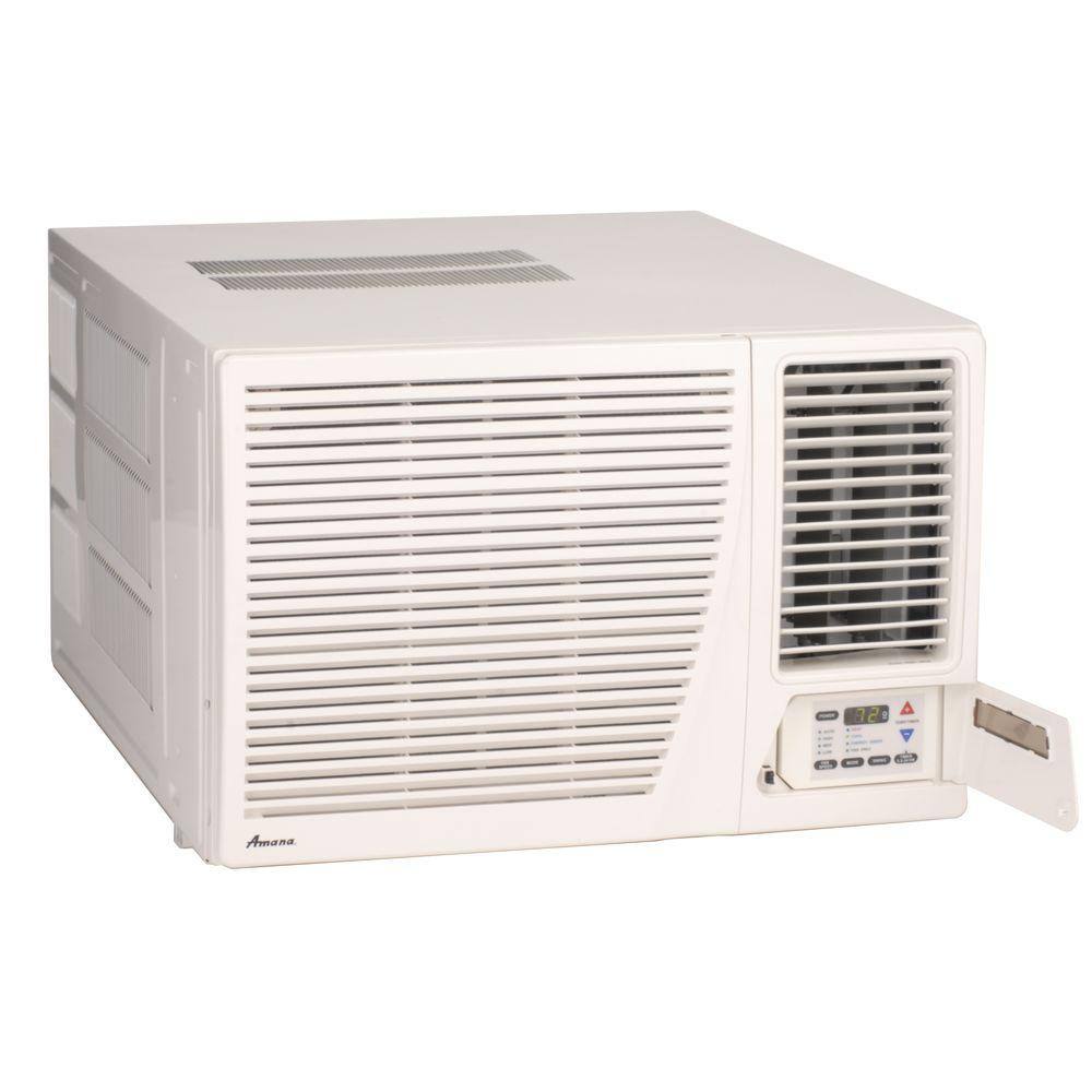 Amana 17600 BTU R-410A Window Air Conditioner with 3.5 kW Electric Heat and Remote AE183G35AX