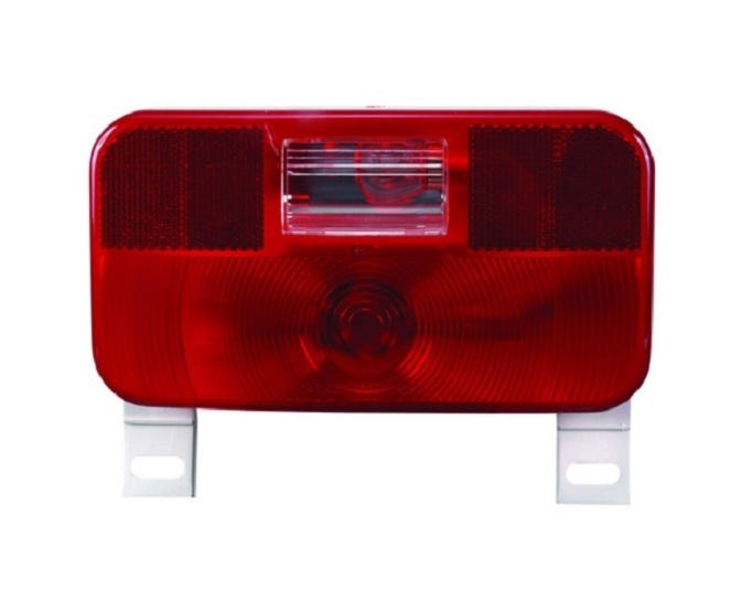 Optronics RV Stop/Turn/Tail Light with Backup Light， Driver Side - RVST56P