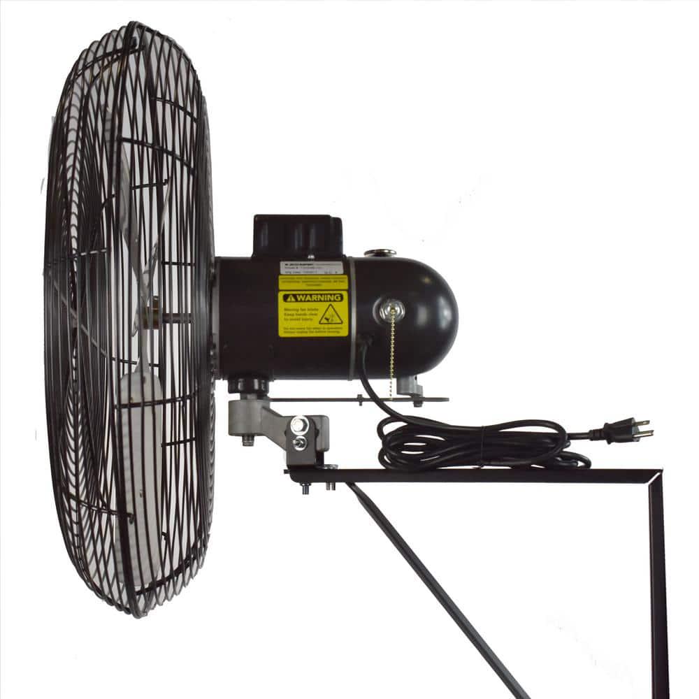 Schaefer 24 in Black Oscillating Wall Mounted Fan