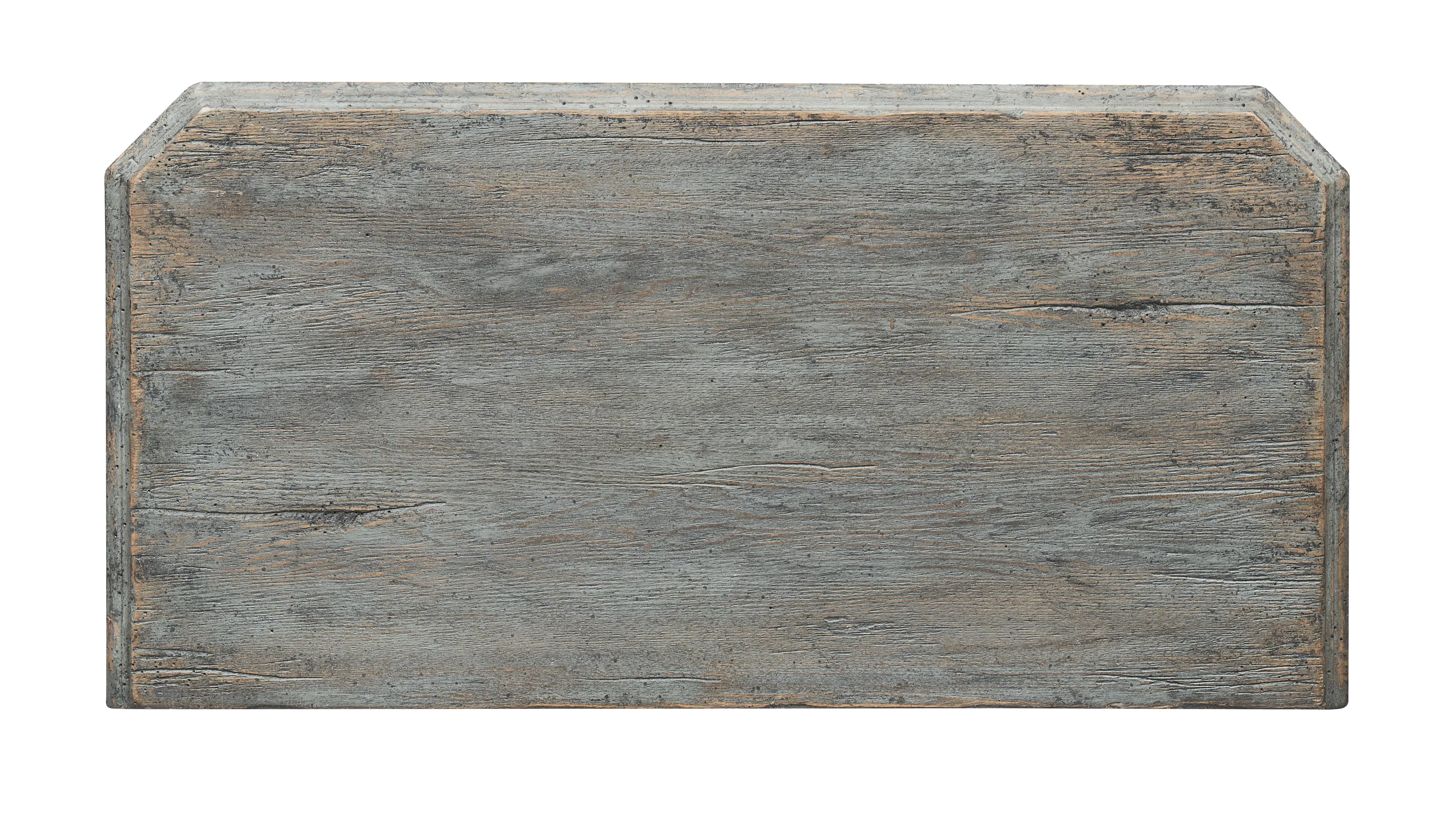 Farmhouse Distressed Gray Cabinet