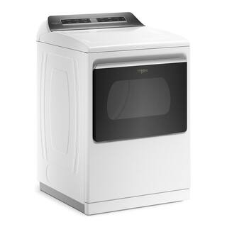 Whirlpool 7.4 cu. ft. White Electric Dryer with Steam and Advanced Moisture Sensing Technology ENERGY STAR WED8127LW