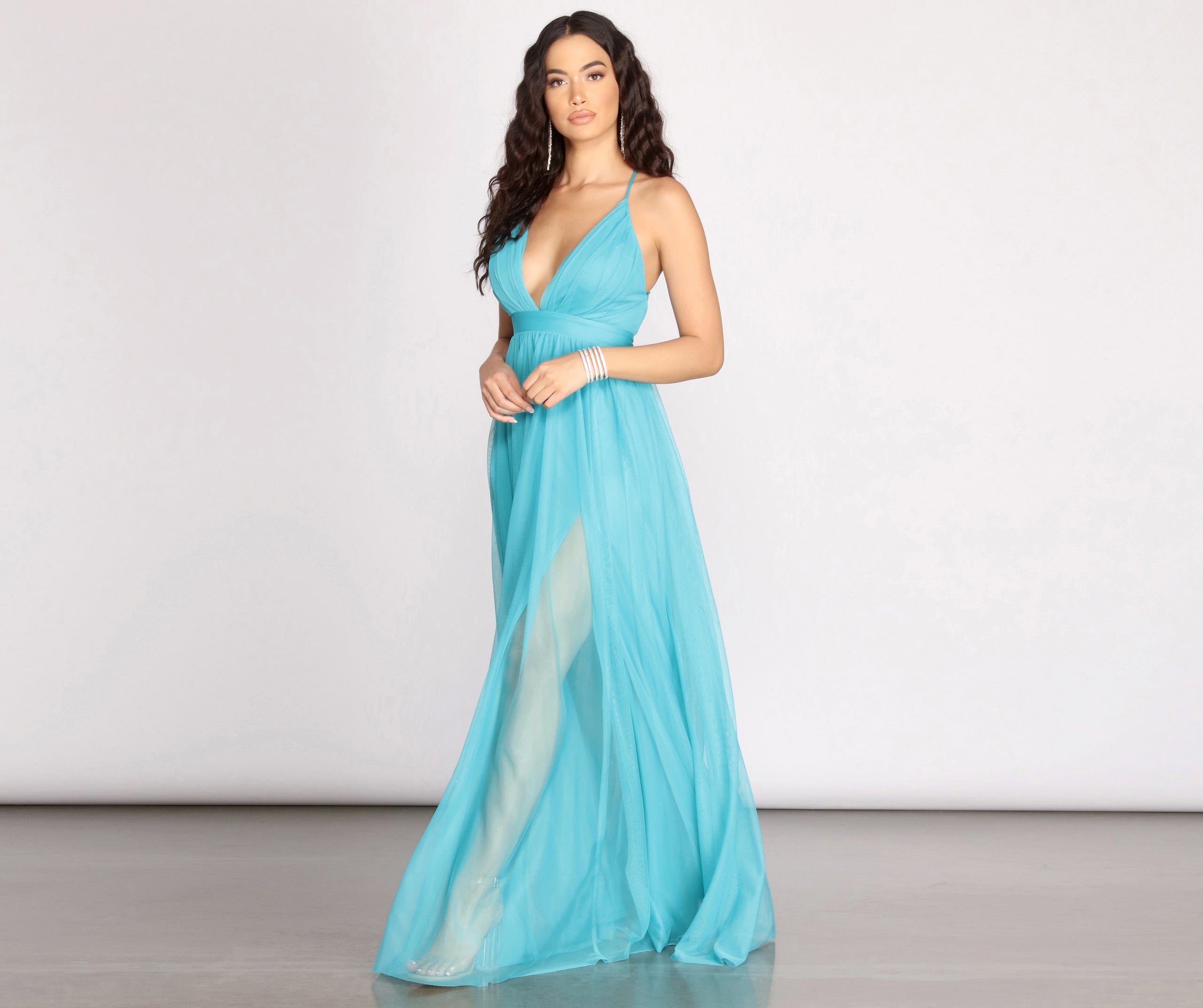 Jodi Tulle A-Line Dress