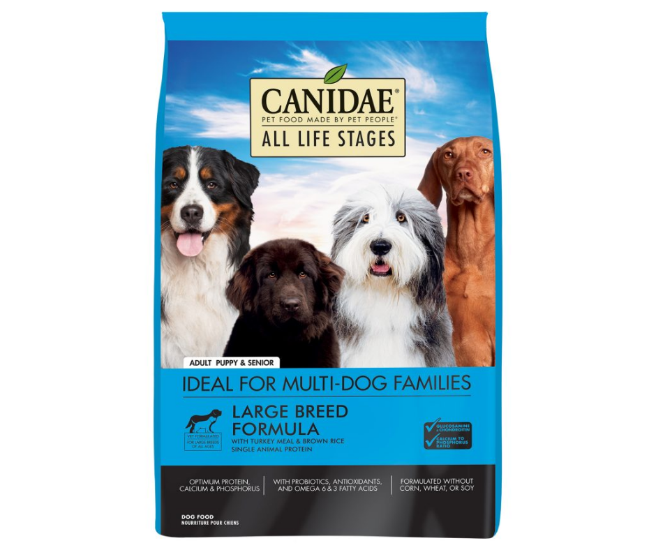 Canidae - All Life Stages， Large Breed Dog Turkey and Brown Rice Recip