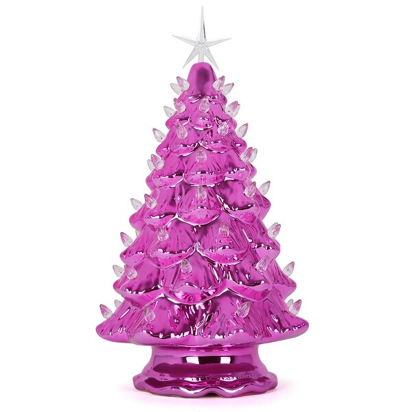 Pink Pearl Ceramic Christmas Tree