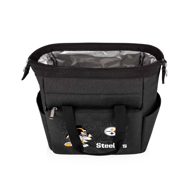 Nfl Pittsburgh Steelers Mickey Mouse On The Go Lunch Cooler Black