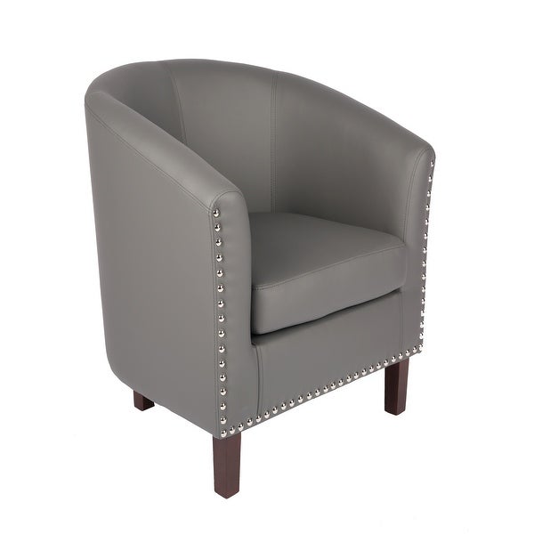 Carson Carrington Junsele PU Leather Accent Club Chair