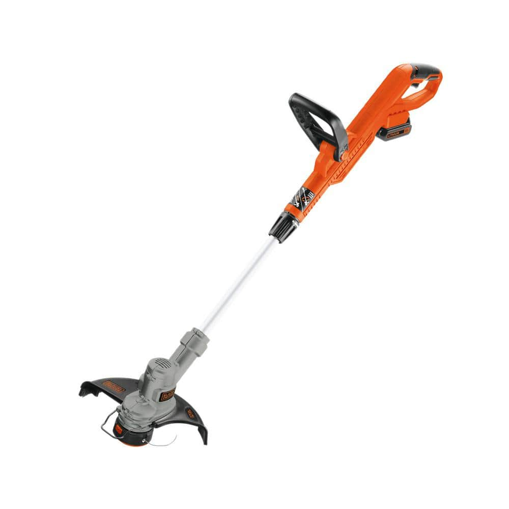 BLACK+DECKER 20V MAX Cordless Battery Powered 2-in-1 String Trimmer & Lawn Edger Kit with (1) 2Ah Battery & Charger LST300