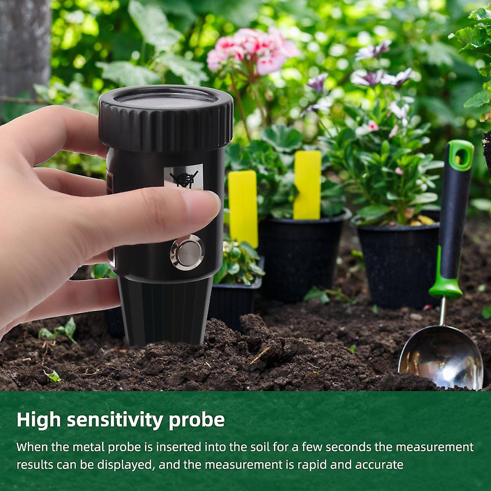 Handheld Soil Moisture Ph Meter Acidity Humidity Tester Metal Sensor Probe 3~8ph No Battery Hygrometer For Planting Garden Tool