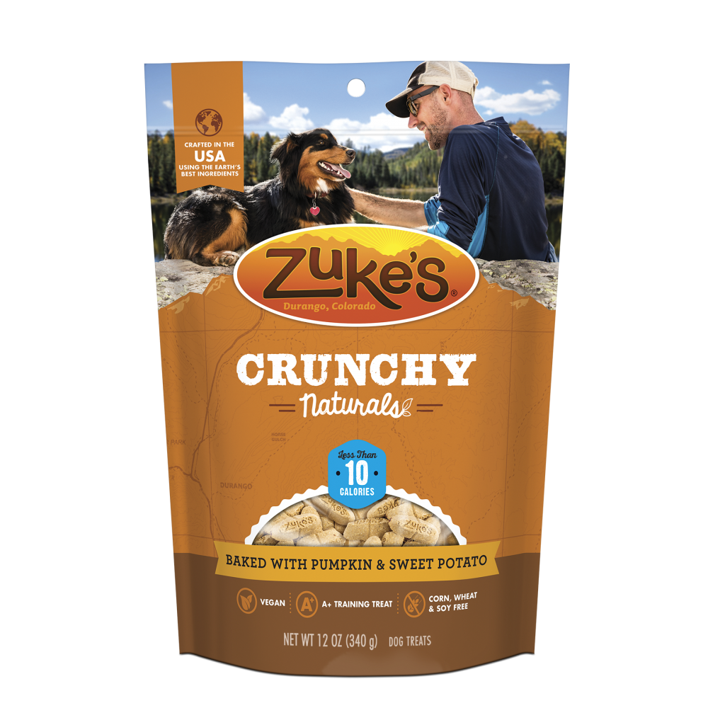 Zukes Crunchy Naturals Baked with Pumpkin  Sweet Potato 10s Dog Treat