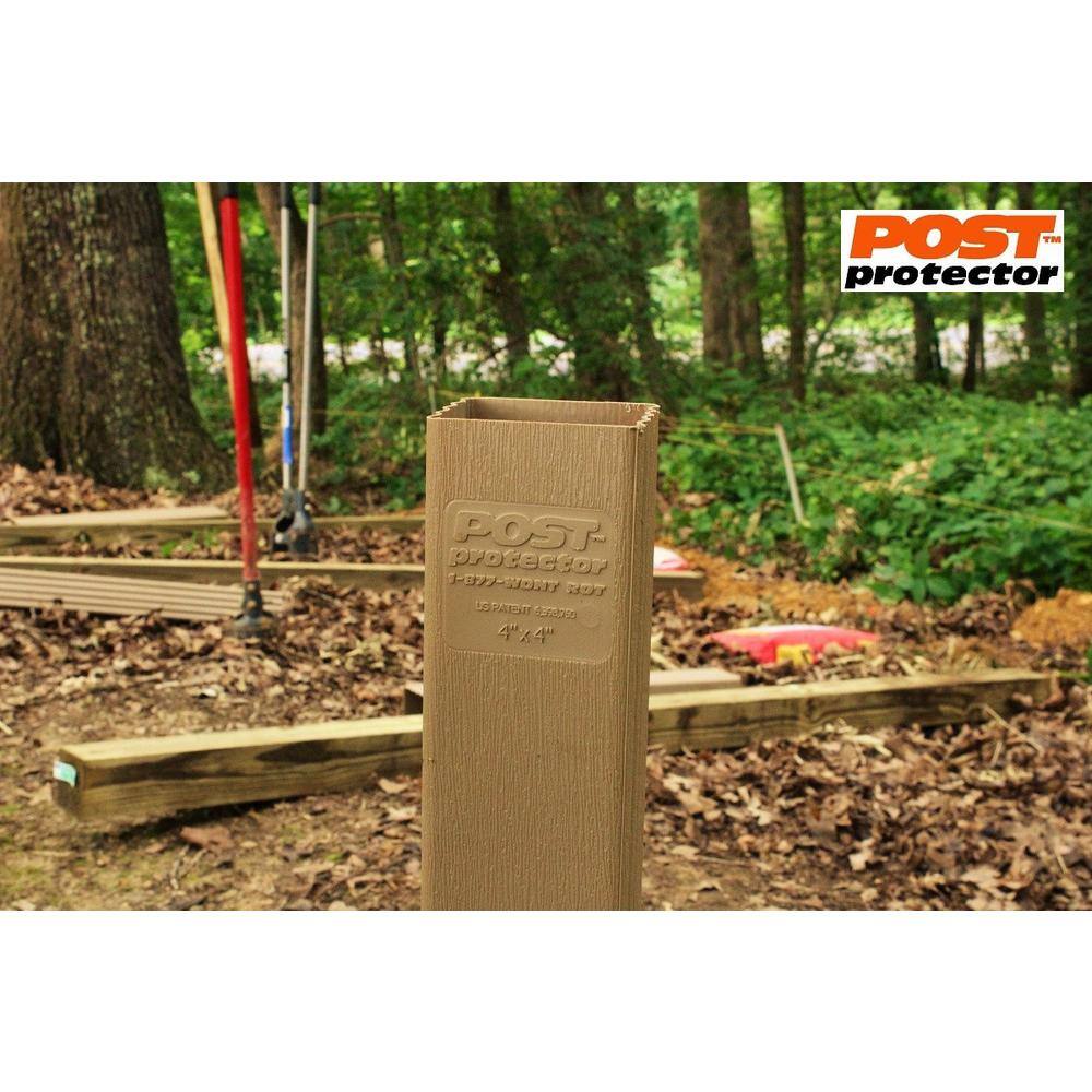 Post Protector 4 in. x 6 in. x 60 in. In-Ground Fence Post Decay Protection 4660