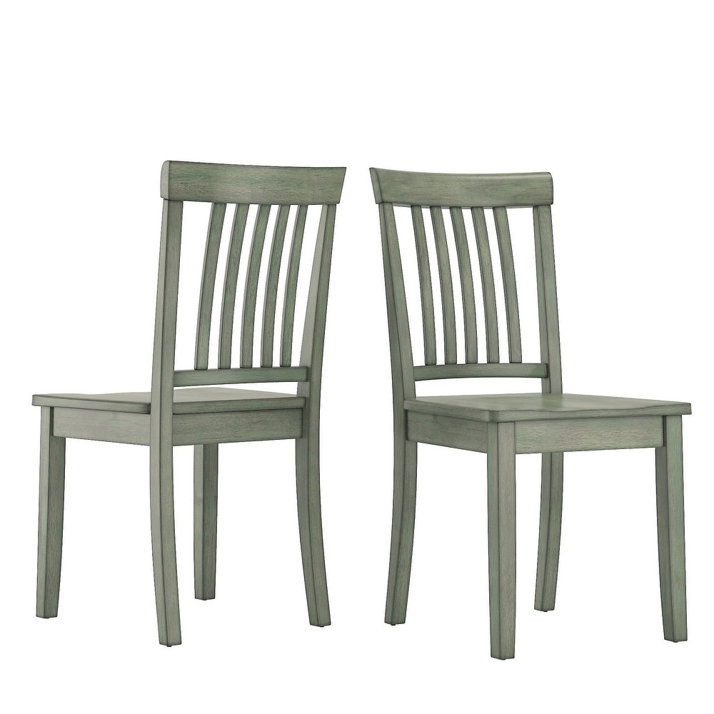 Wilmington II Slat Back Dining Chairs (Set of 2) by iNSPIRE Q Classic